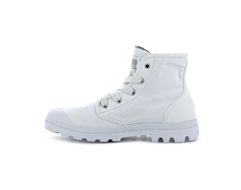 White Palladium Pampa Hi Women's Boots | USA  5642130-MN