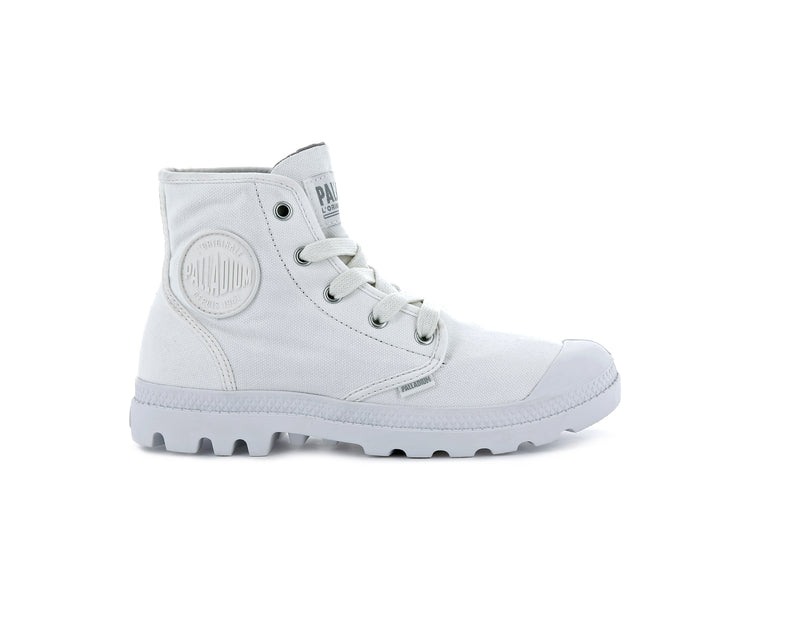 White Palladium Pampa Hi Women\'s Boots | USA  5642130-MN