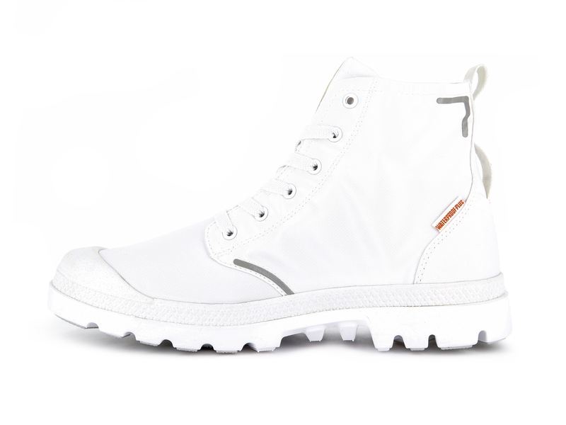 White Palladium Pampa Lite+ Recycle Wp+ Men's Boots | USA  2548310-LN