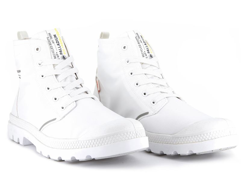 White Palladium Pampa Lite+ Recycle Wp+ Men's Boots | USA  2548310-LN