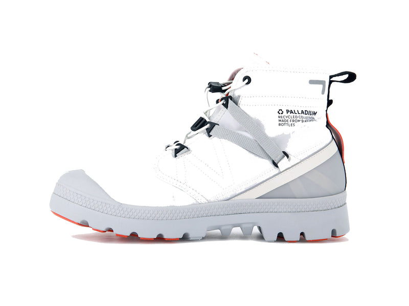 White Palladium Pampa Travel Lite+ Waterproof Women's Boots | USA  1380467-ID