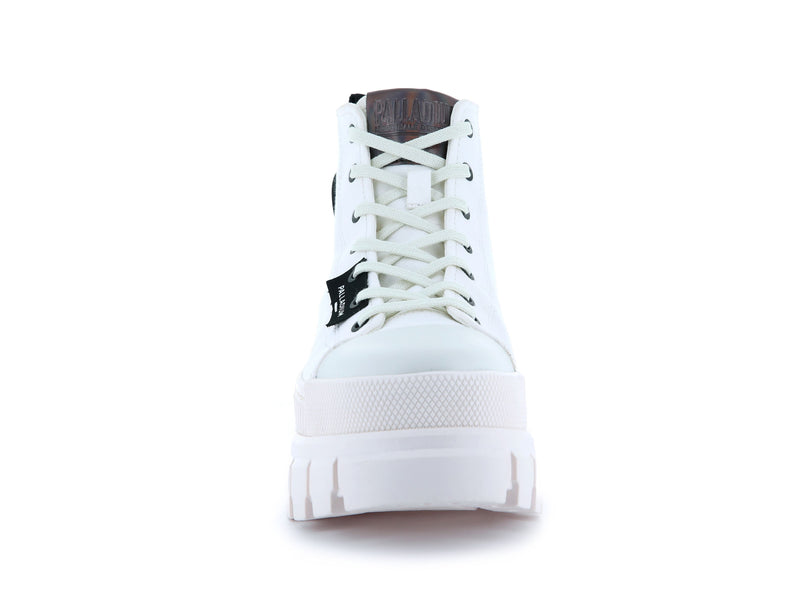 White Palladium Revolt Hi Tx Women's High Tops | USA  3478192-CO