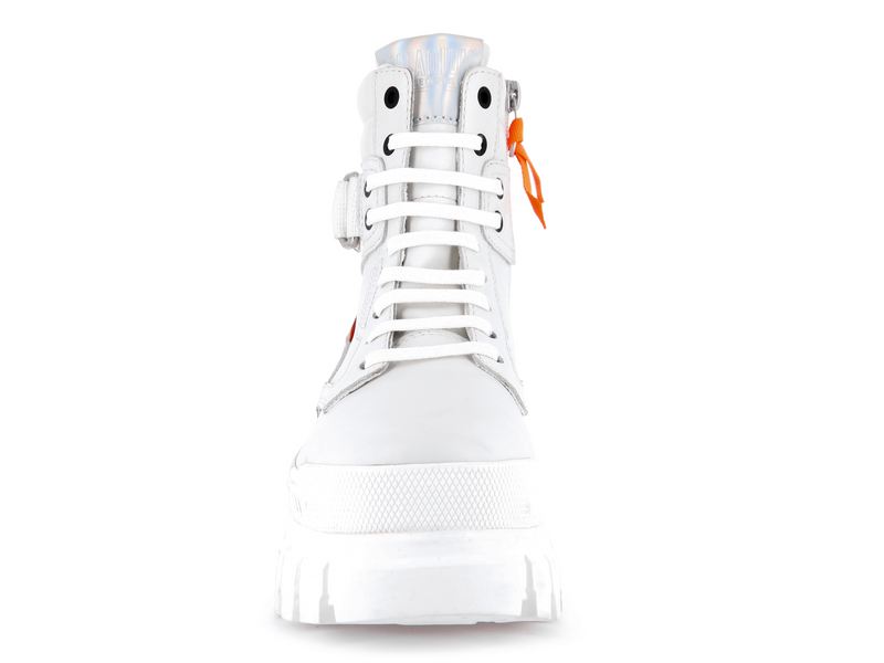 White Palladium Revolt Sport Ranger Women's High Tops | USA  1795643-IV