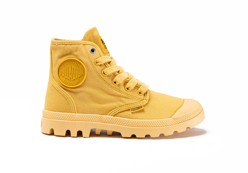 Yellow Palladium Pampa Hi V Kids' Boots | USA  5784106-BC