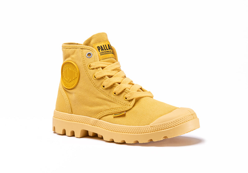 Yellow Palladium Pampa Hi V Kids' Boots | USA  5784106-BC