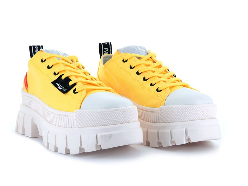 Yellow Palladium Revolt Lo Tx Women's Low Tops | USA  7401258-RQ