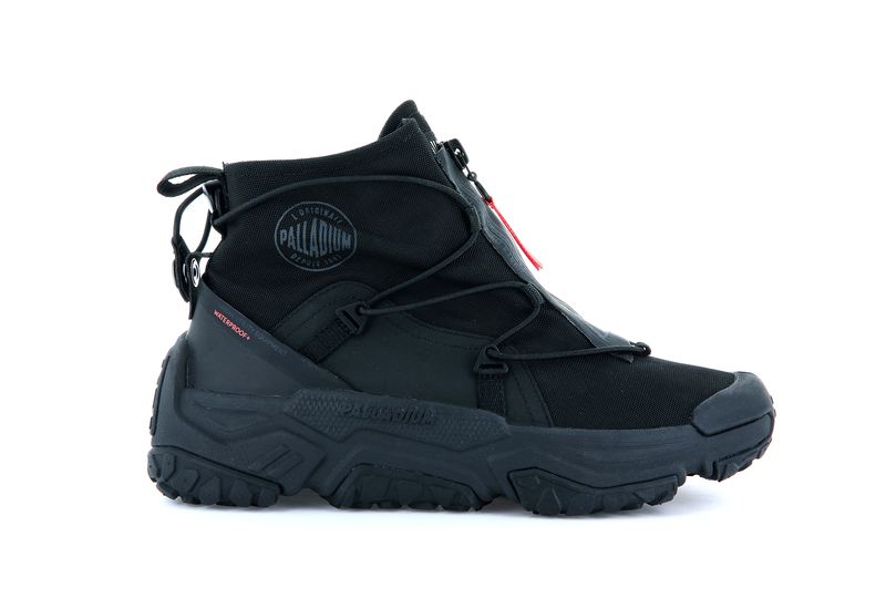 Black Palladium Off-Grid Hi Zip Waterproof + Men's Low Tops | USA 1390476-BR