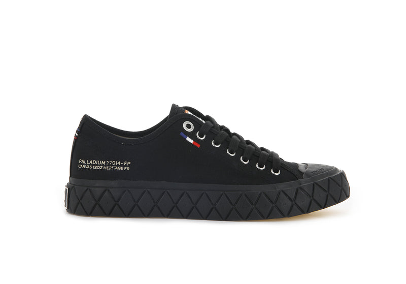 Black Palladium Palla Ace Canvas Men's Low Tops | USA 3274518-UI