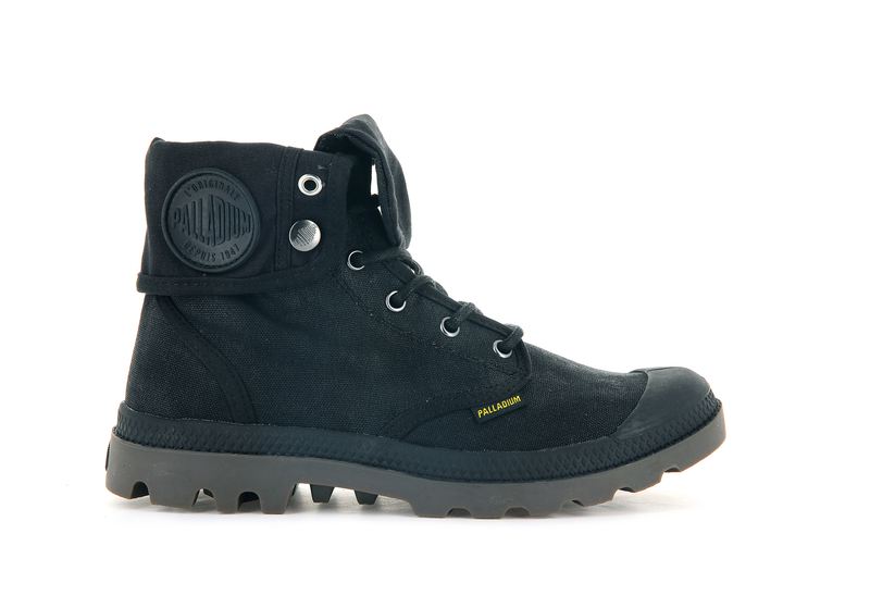 Black Palladium Pampa Baggy Wax Kids' Boots | USA 0417839-QY