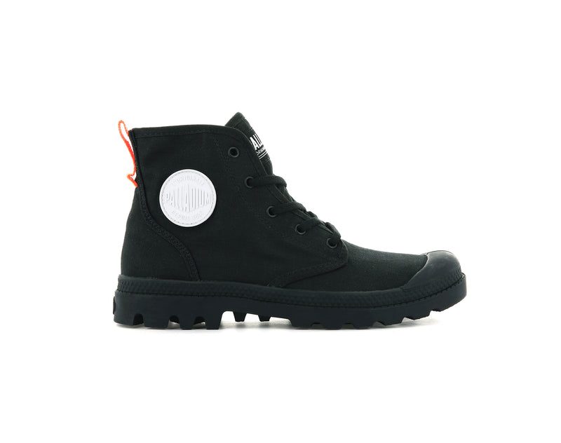 Black Palladium Pampa Hi Twill Women's Boots | USA 3281794-FI