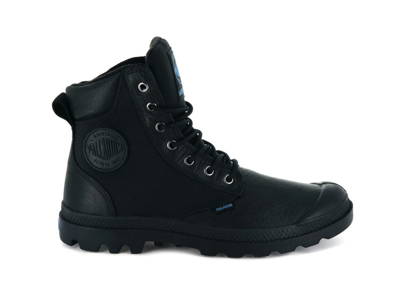 Black Palladium Pampa Sport Cuff Wpn Women's High Tops | USA 4928603-CA