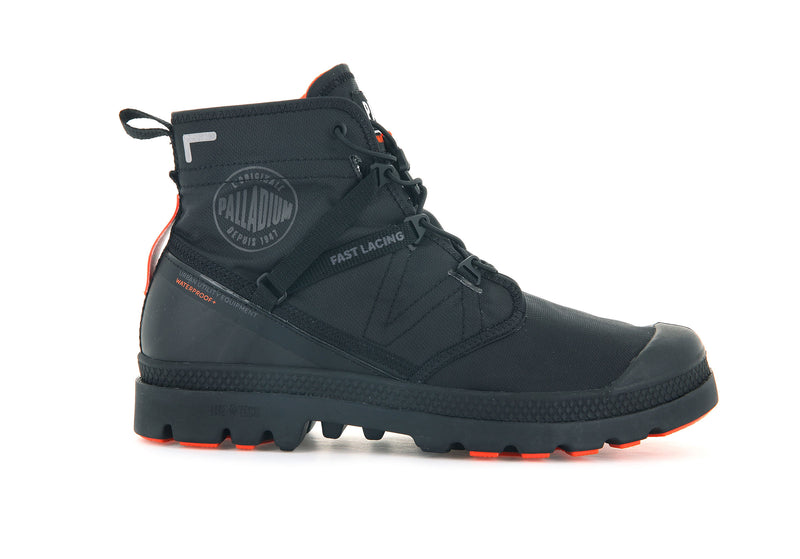 Black Palladium Pampa Travel Lite+ Waterproof Men's Boots | USA 4738951-LD