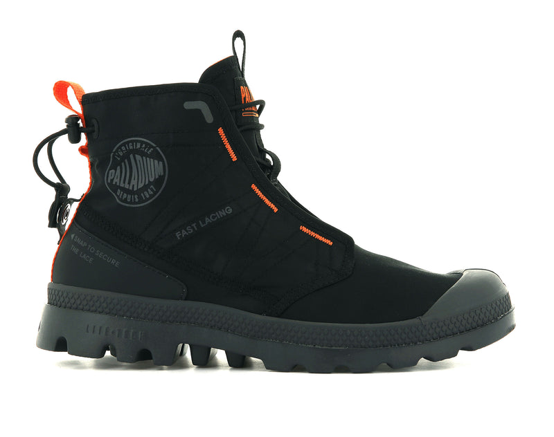 Black Palladium Pampa Travel Lite Women's Boots | USA 9612348-HR