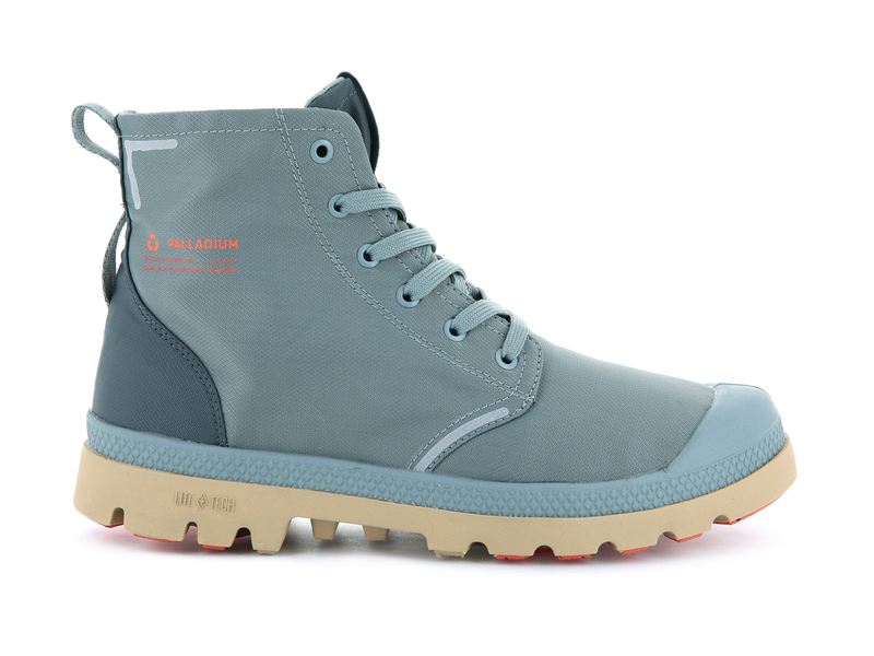 Blue Palladium Pampa Lite+ Recycle Wp+ Men's Boots | USA 0542691-BD