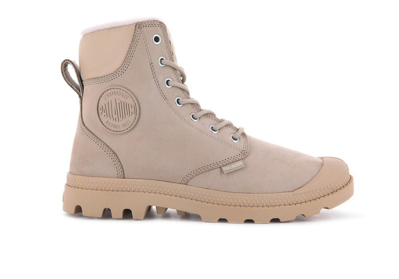 Brown Palladium Pampa Sport Cuff Wps Women's Boots | USA 8930415-QZ