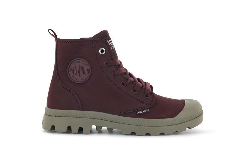 Chocolate Palladium Pampa Hi Zip Sl Women's Boots | USA 4251830-EO