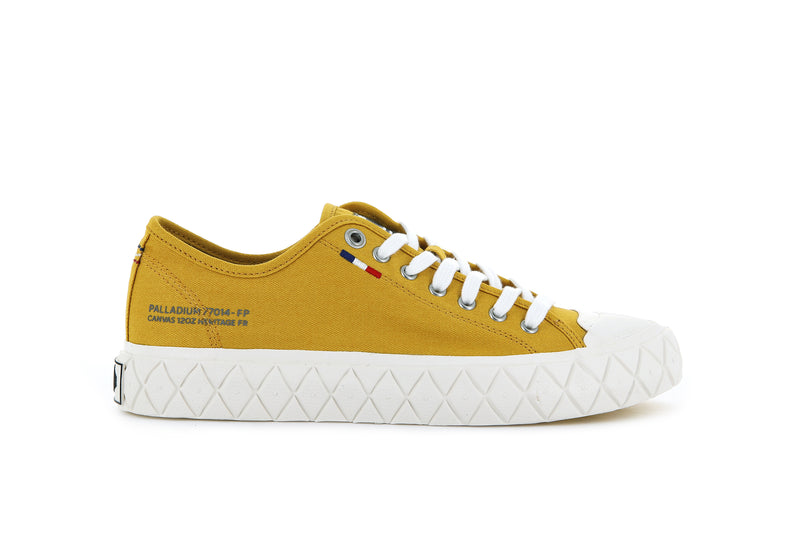 Mustard Palladium Palla Ace Canvas Women's Low Tops | USA 9173240-FU