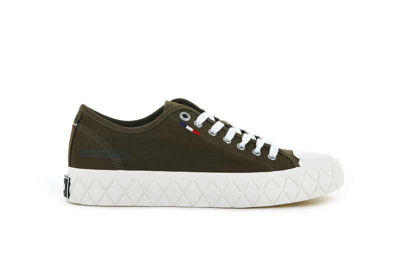 Olive Palladium Palla Ace Canvas Women's Low Tops | USA 0374689-AG