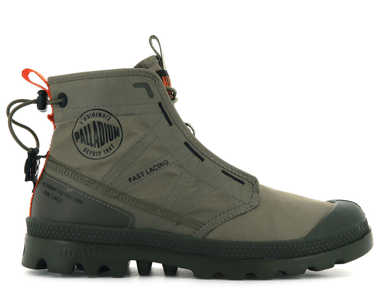 Olive Palladium Pampa Travel Lite Women's Boots | USA 2794508-WP