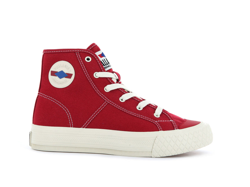 Red Palladium Palla Louvel Women's High Tops | USA 4165328-QM