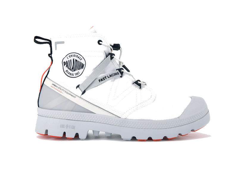 White Palladium Pampa Travel Lite+ Waterproof Women's Boots | USA 1380467-ID